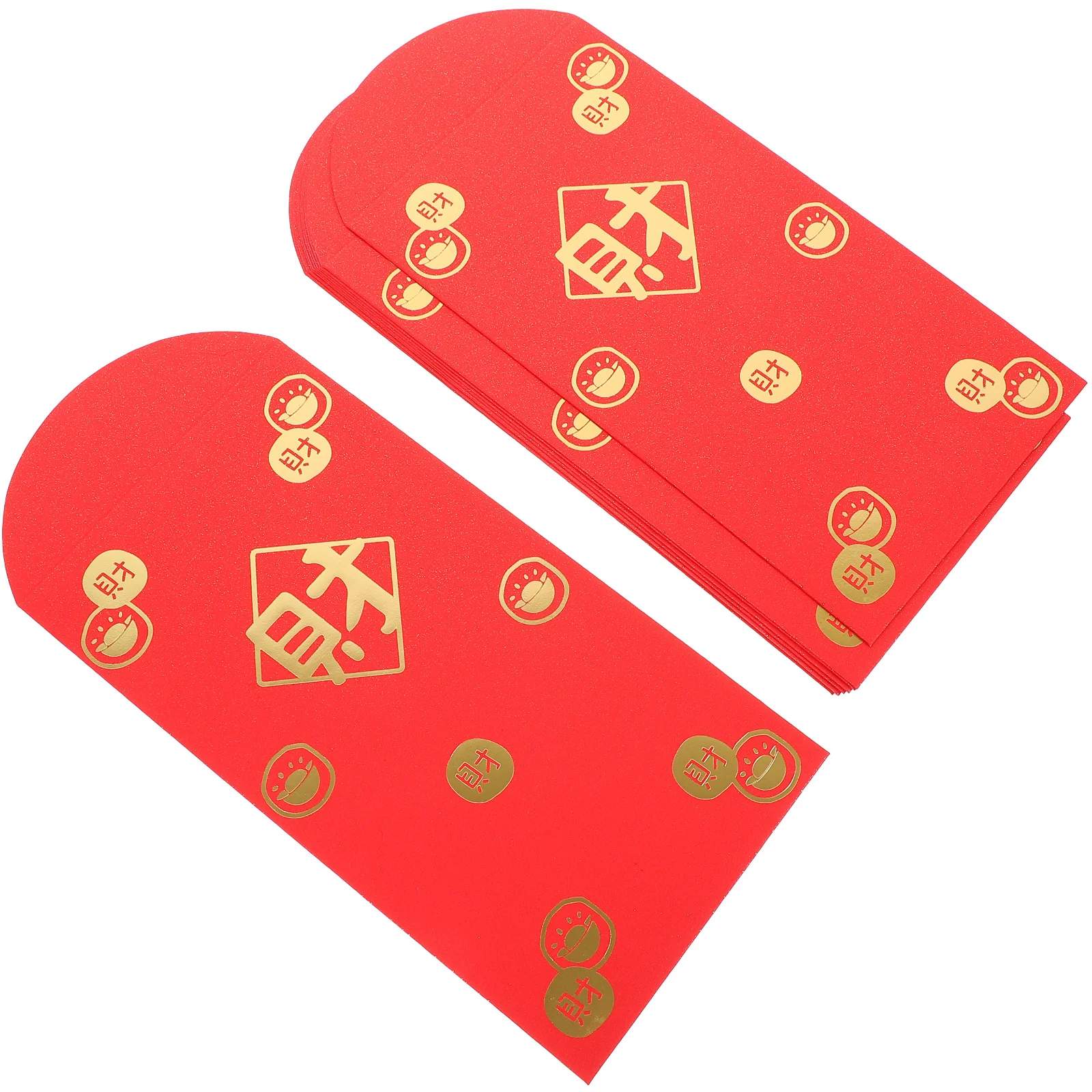 

Набор из 10 красных конвертов в китайском стиле, праздничные бумажные мешочки для денег, подарочные красные пакеты на Новый год, 2023, для детей и семейных встреч