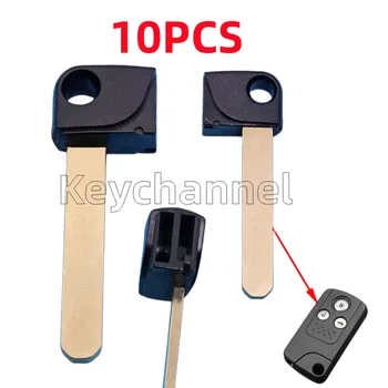 5/10/20Pcs Smart Key Lege Nood Insert Sleutel Sleutelloos Remote Reserveblad Voor Honda Smart Key Shell Key Blade Met Blade Hon66