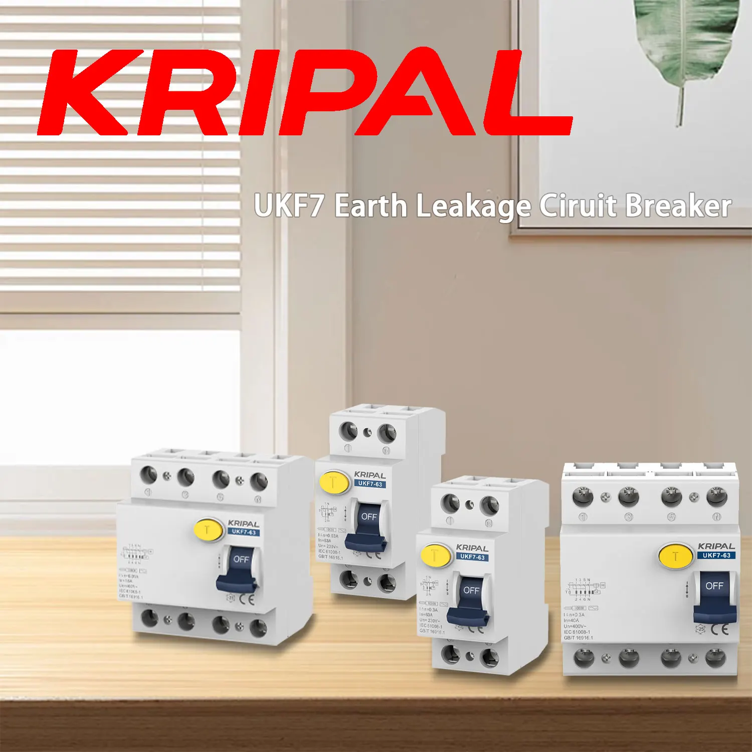 leakage circuit breaker 2P 4P RCBO MCB Differential circuit breaker residual current circuit-breaker