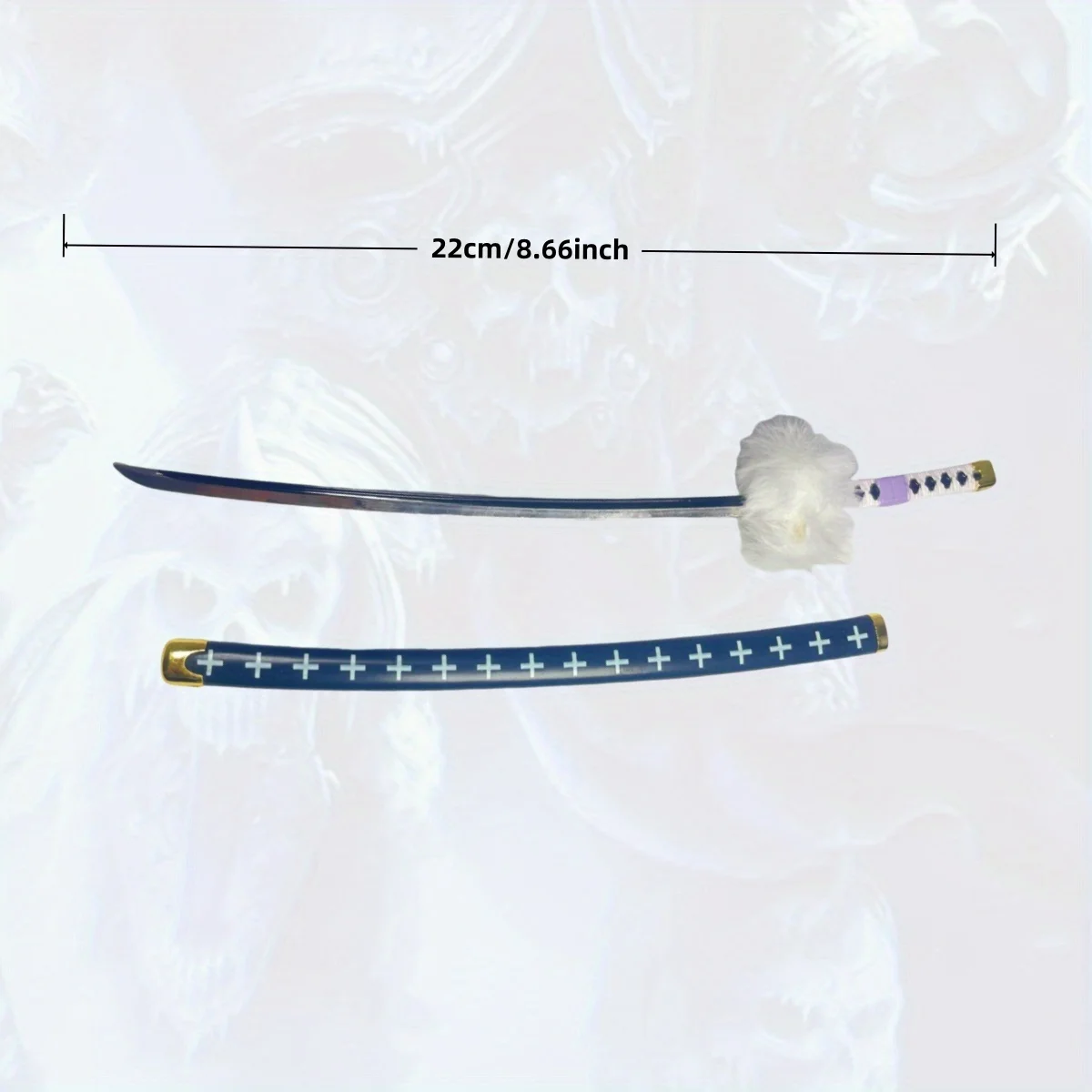 8.6 pollici Trafalgar Law Metallo Katana Spada Zoro Giapponese Sabre Originale Samurai Sabre Ninja Coltello Accessori Cosplay Prop Giocattolo