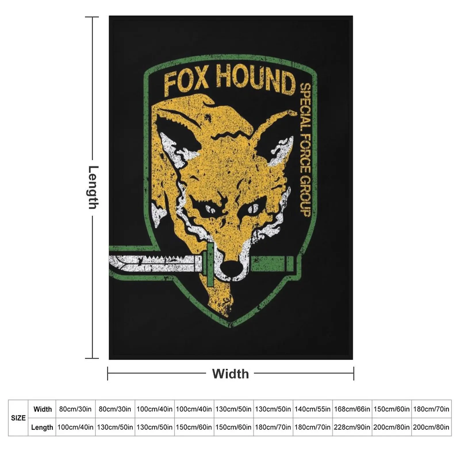 Foxhound Throw Blanket Sleeping Bag decorative Blankets