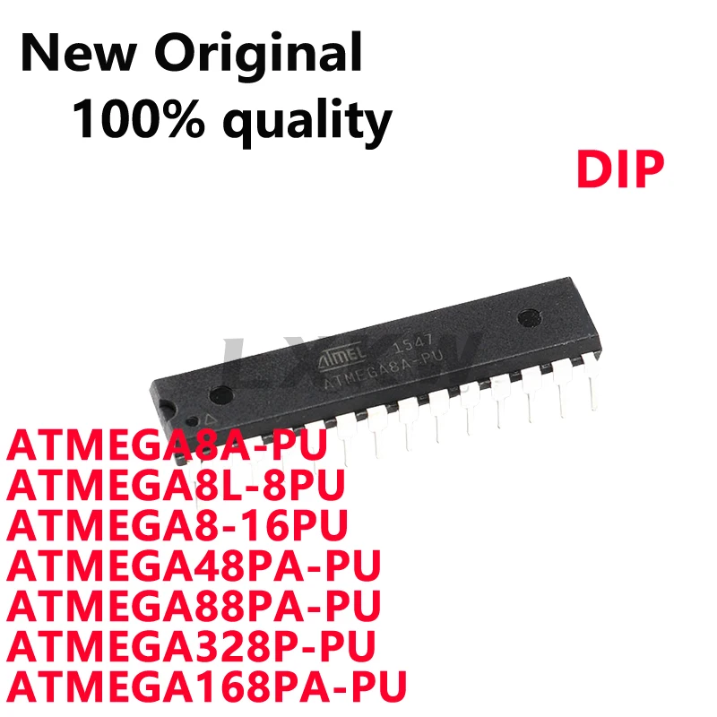 1/PCS New Original ATMEGA8A-PU ATMEGA8L-8PU ATMEGA8-16PU ATMEGA48PA-PU ATMEGA88PA-PU ATMEGA328P-PU ATMEGA168PA-PU DIP28