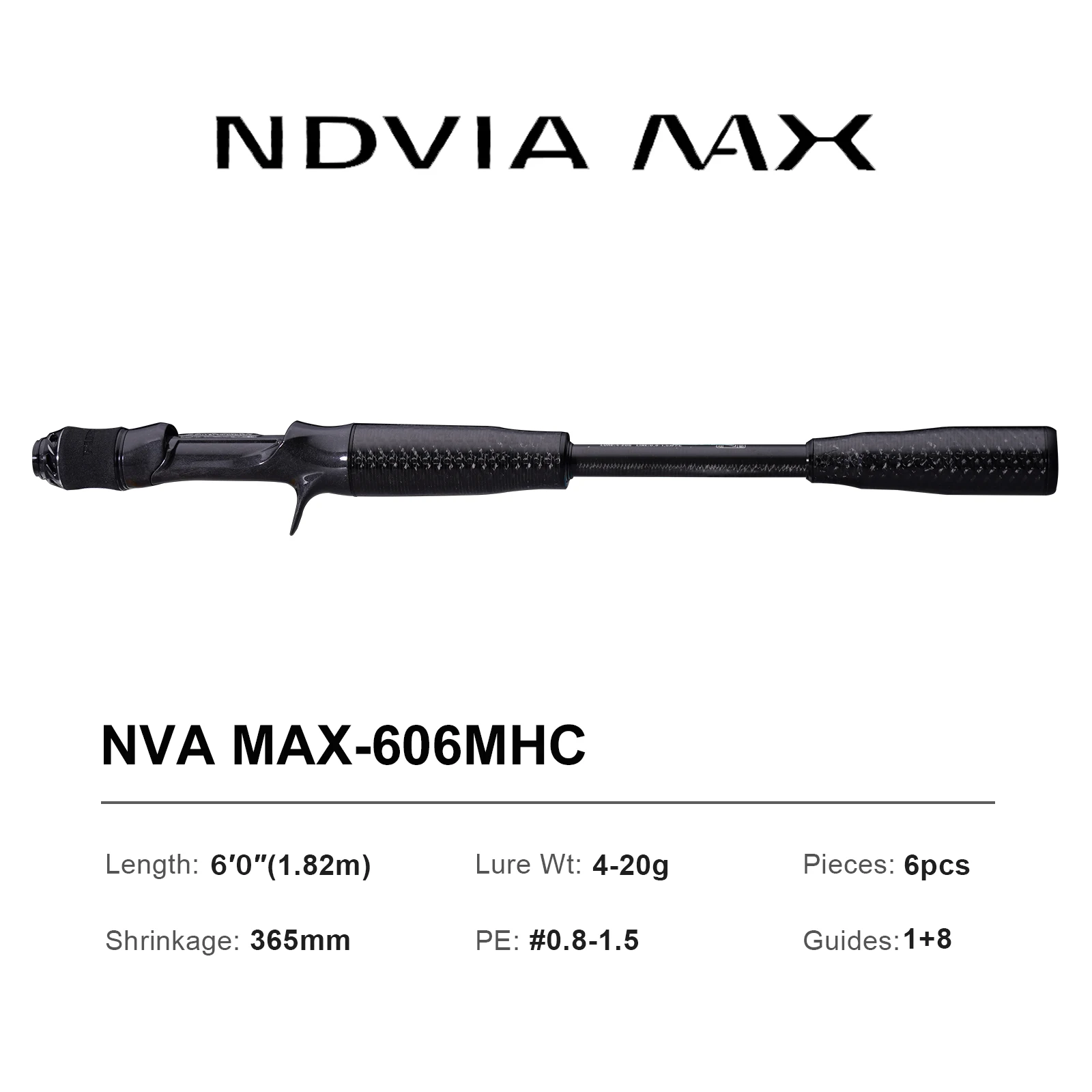PURELURE NVA MAX 6FT 7.2FT Fishing Rod 1.5-20g Fast Action