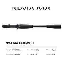 【¥9,606】PURELURE NDVIA MAX トラベルロッド NVA MAX-606MHC 特別割引-アリエク特価アラート