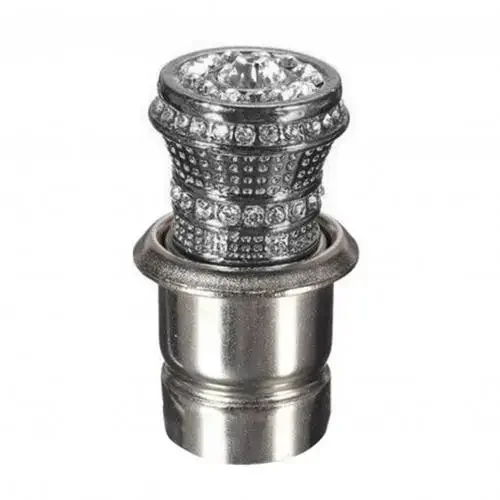 Stijlvolle Bling-Auto Stopcontact Stekker Outlet Power 20mm Universele Faux Crystal Sigarettenaansteker Verwarming Sprankelende Auto Decor