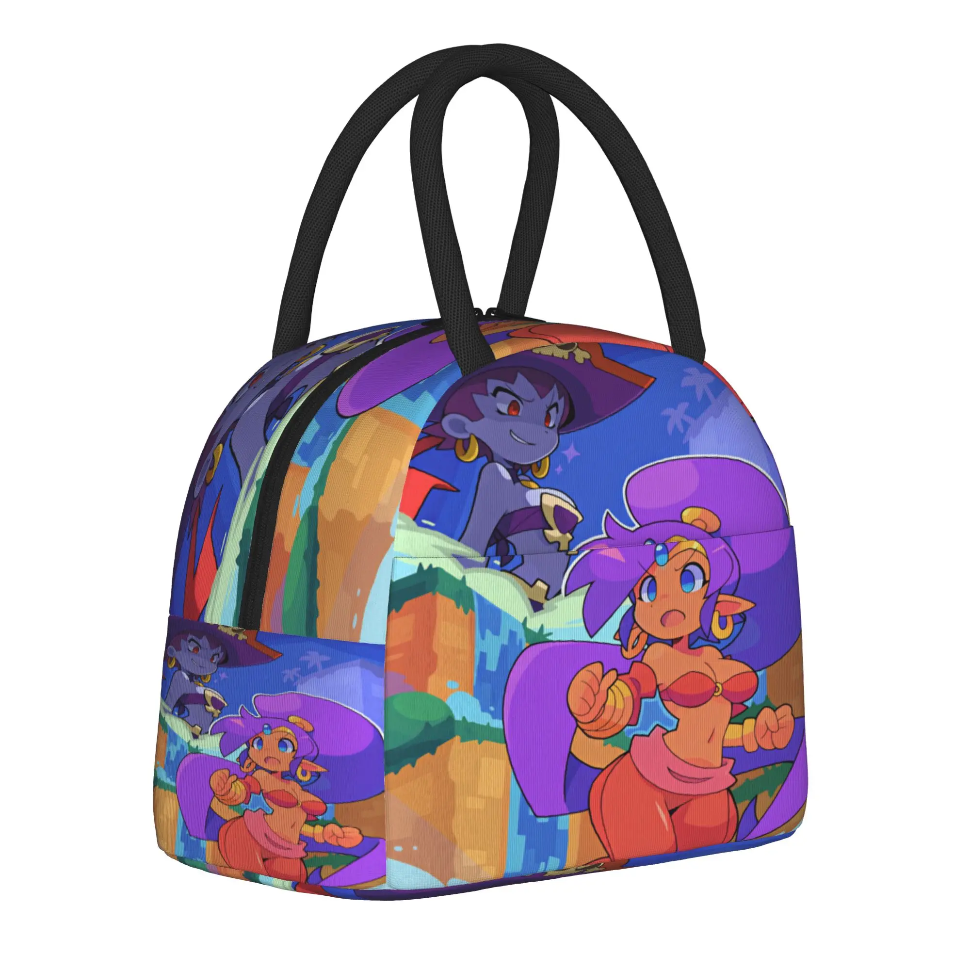 Shantae Half Genie Lunch Bag  Cute Lunch Box For Adult Travel Portable Cooler Bag Oxford Designer Tote Food Bags