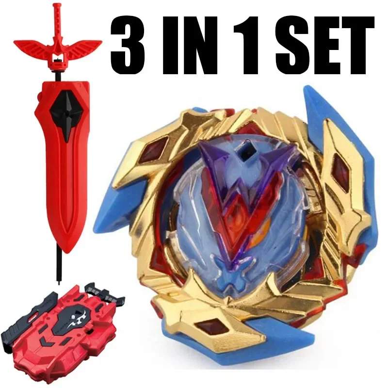 B-X TOUPIE BURST BEYBLADE Spinning Top Winning Valkyrie / Wonder Valtryek BOOSTER B104 Gold Vesion ToysNEW Sword LR Launcher