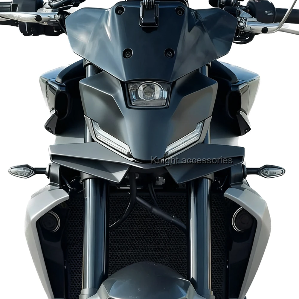 

Для MT-09/SP 2024 2025 передний спойлер, нижнее крыло, нижняя губа для Yamaha MT-09/SP GP 2024 2025 WING DOWNFORCE, голые передние спойлеры