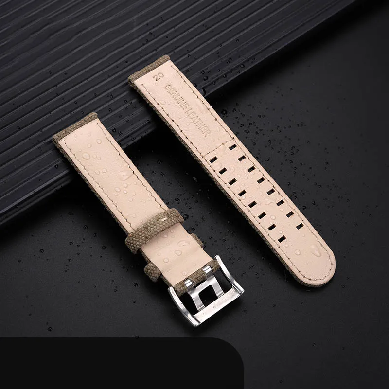 For Hamilton Khaki Field Watch h760250/h77616533/h70605963 H68201993 Watch Strap Genuine Leather Nylon Men Watch Band 20mm 22mm