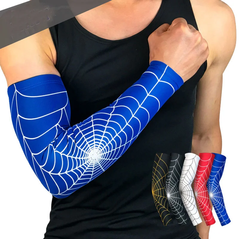 Cooling Motorcycle Riding Arm Sleeves Cover Outdoor UV Sun Protection Armband Golf Athletic Sports Cycling Compression Sleeves