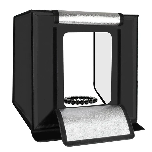 PULUZ 80cm Photo Studio Light Box,80W CIR95 Photography Lightbox Kit,Photo Softbox Studio Shooting Tent Box Kit 3 Color