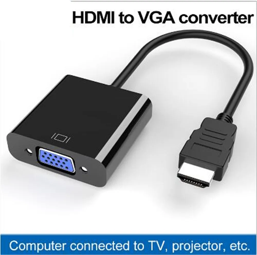 1080P متوافق مع محول VGA كابل محول رقمي إلى تناظري لأجهزة Xbox PS4 PC صندوق التلفزيون المحمول إلى جهاز عرض HDTV #4