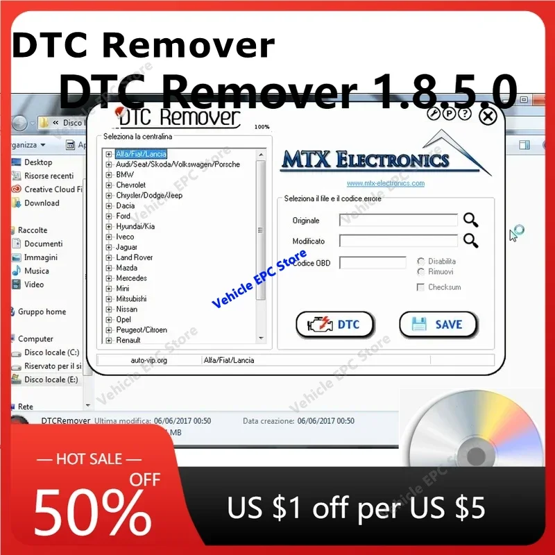 2026 Hot DTC Remover 1.8.5.0  For KESS KTAG FGTECH OBD2 Software MTX DTC Remover With Keygen+9 Extra ECU Tuning Software ECU Fau