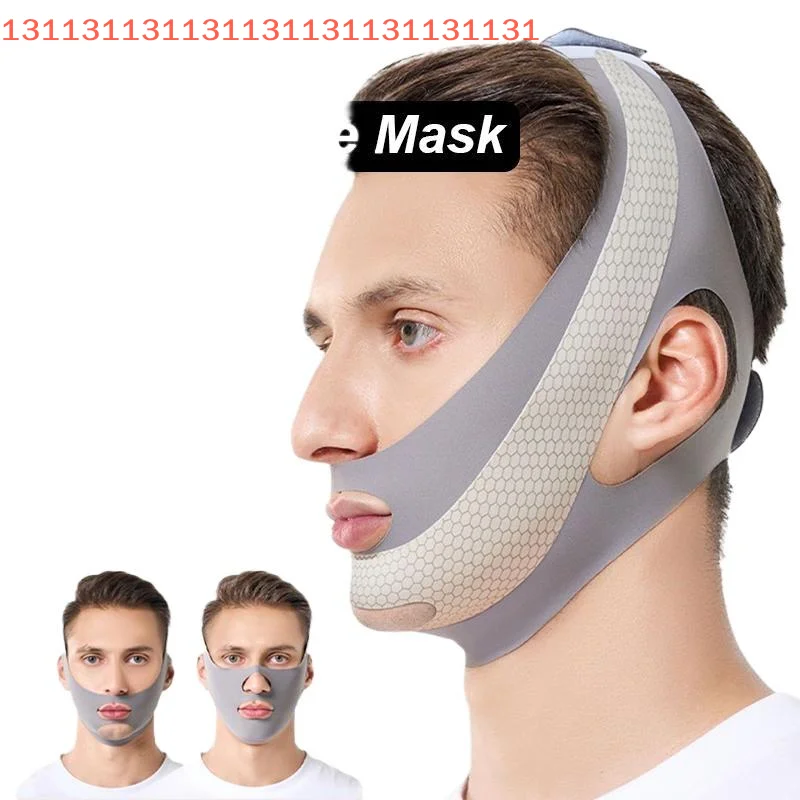 Doppel Kinn Gesicht Maske Gesichts Dünne Gesichtsmaske Abnehmen Verband Hautpflege Gürtel Form Lift Reduzieren Gesicht Ausdünnung Schlanker Für Männer