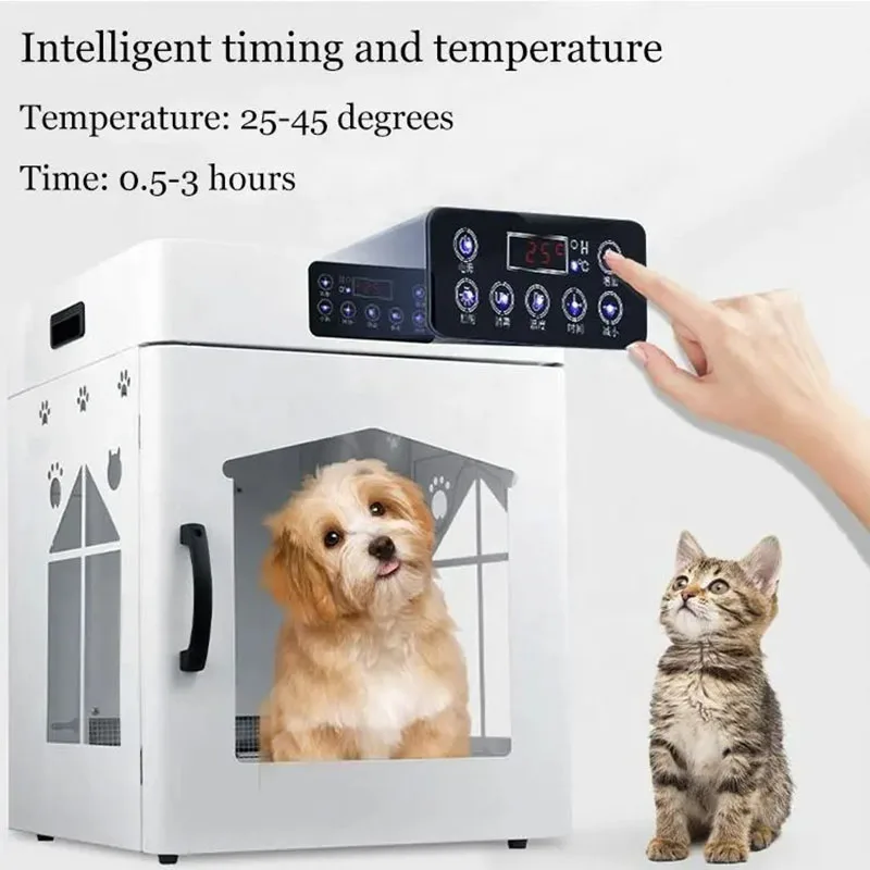 Portable Automatic Pet Drying Box Household Dogs Blower Cat Dry Room Medium-sized Animal Dog Dryer Grooming Pet Drying Cabin