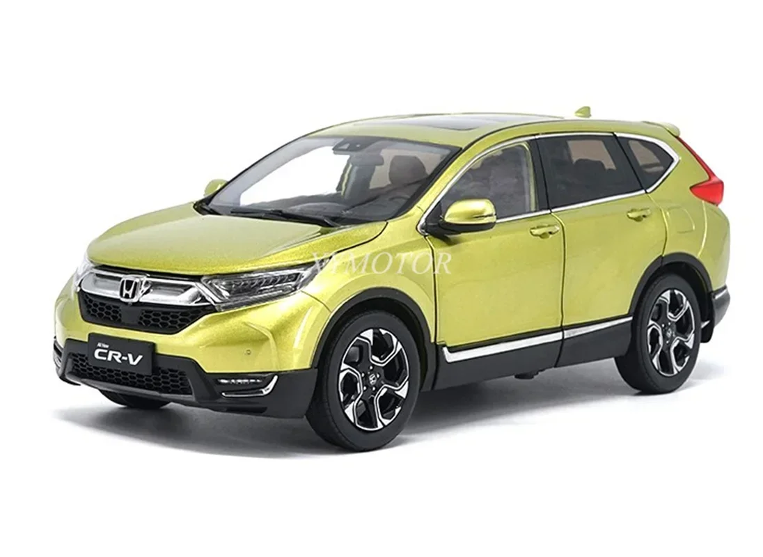 

Коллекция 1/18 года для Honda CRV CR-V 2017 литая металлическая модель автомобиля SUV желтые игрушки подарки для хобби коллекционные украшения с желтым дисплеем