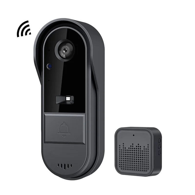 GOOD-Wireless Video Doorbell Camera With Chime Intelligent Video Bell Camera Intercom Doorbell Night Vision For Home Office