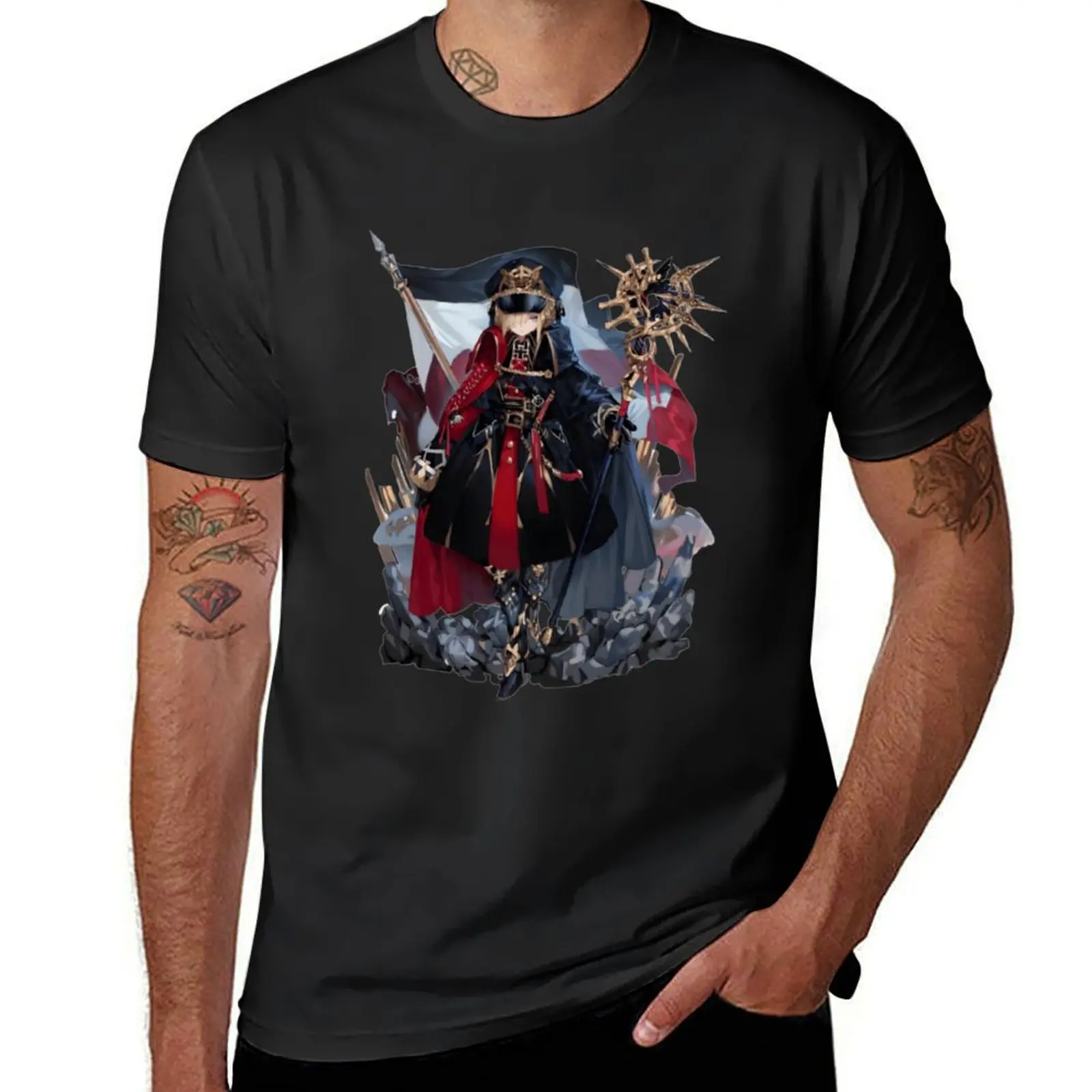 youjo senki T-Shirt vintage t shirts anime basketball graphic tees Blouse mens t shirt graphic