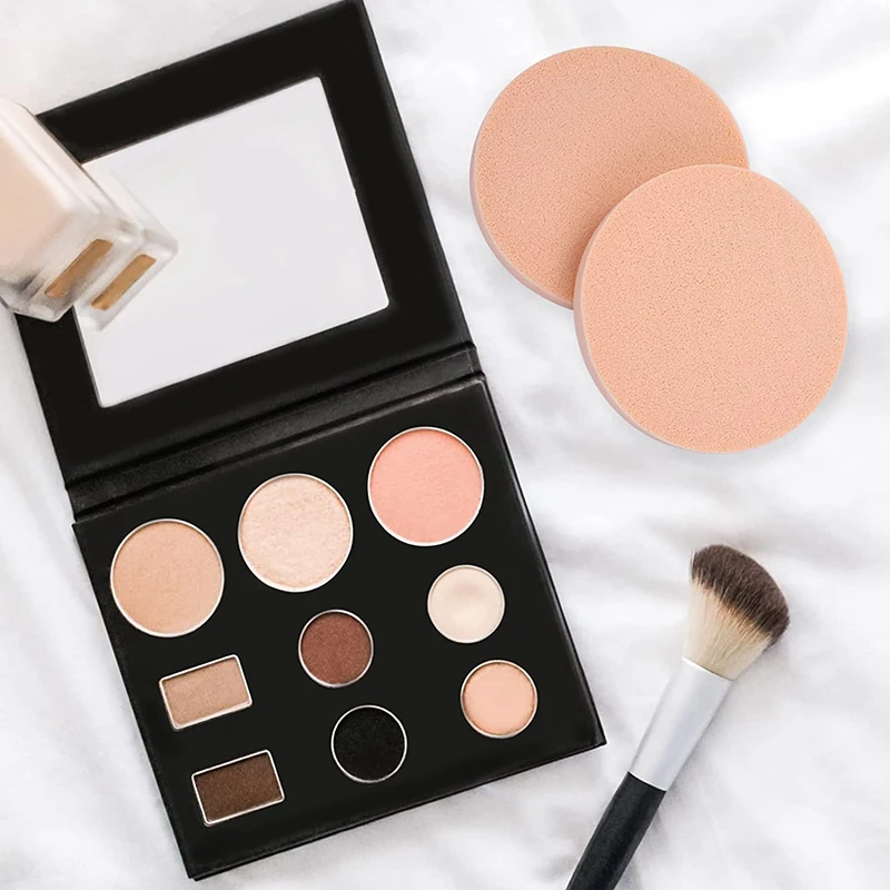 12 pièces bouffée cosmétique maquillage Super douce bouffée humide sec double usage BB CC crème Contour maquillage du visage éponge Portable Trave outil de beauté