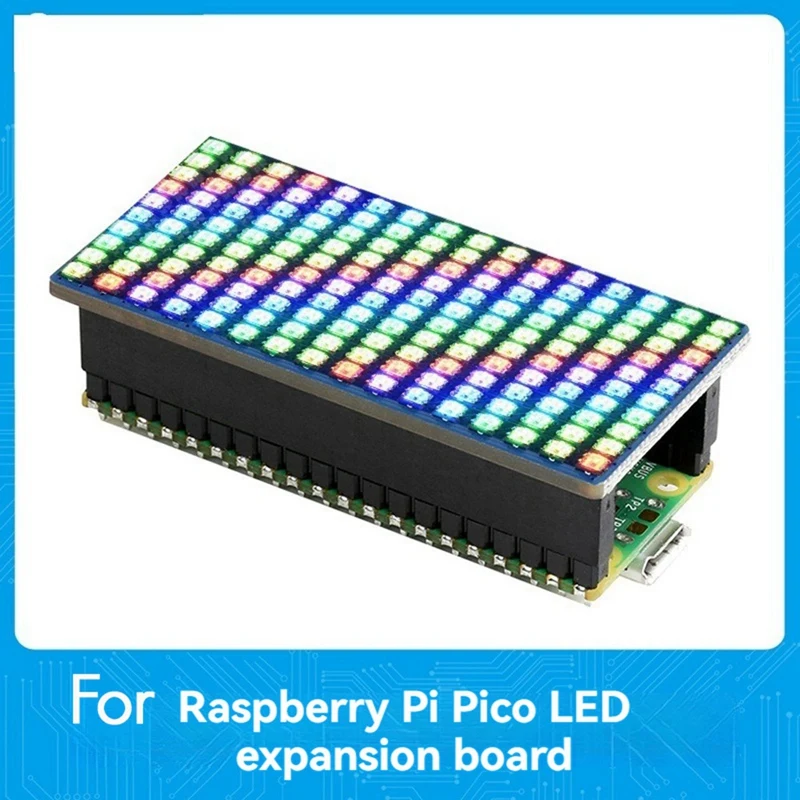 AU67-RGB LED Matrix Panel Voor Raspberry Pi Pico Full-Color 16X10 Raster RGB LED Module voor Raspberry Pi Pico Serie Moederbord