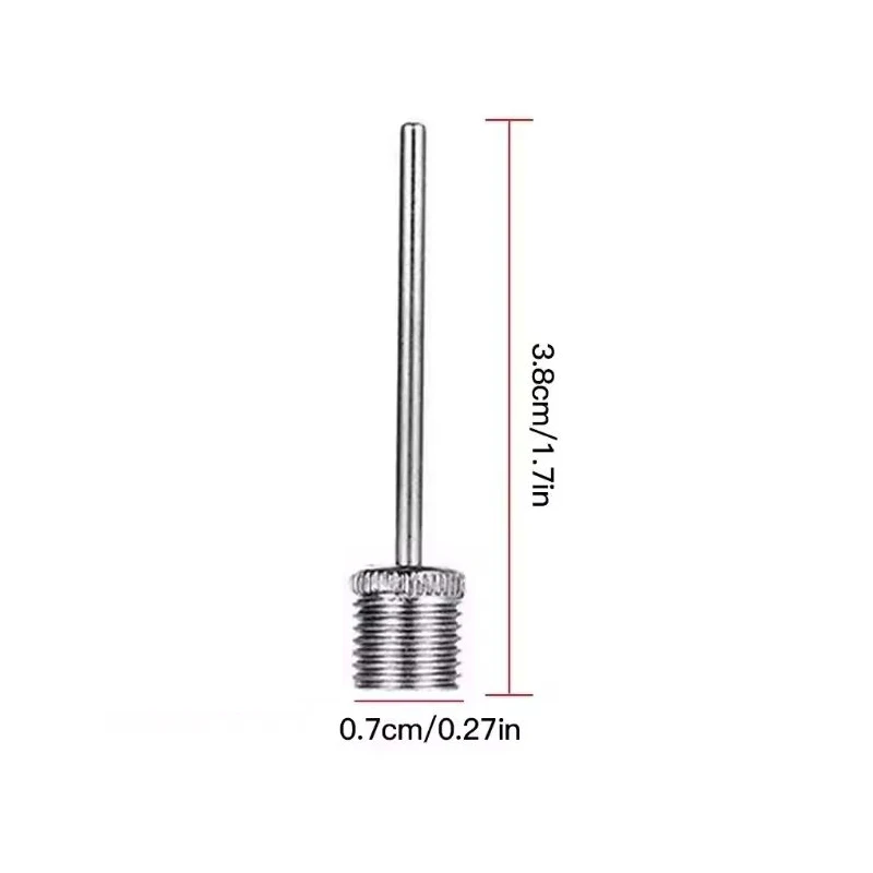10Pcs Stainless Steel Ball Inflation Needles Air Pump Needle For Basketball Football Volleyball Sports Ball Inflating