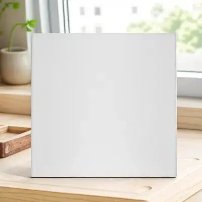 

18X24Cm Square Cotton Oil Painting Canvas Wood Stretched Blank Panel White Creative Art Supplies Gouache Tempera Compatible Gift