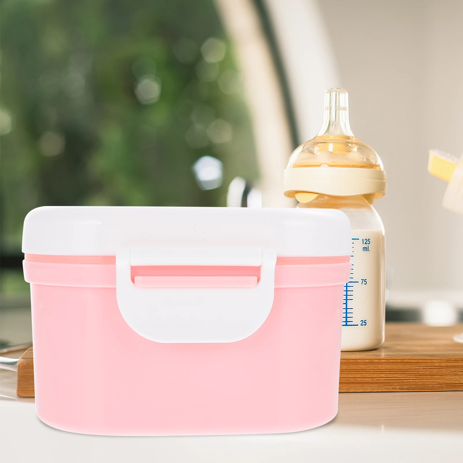 

Milk Powder Storage Container Sealed Baby Formula Dispenser Snack Food Box Safe PP Travel Shopping Portable Lightweight Infant