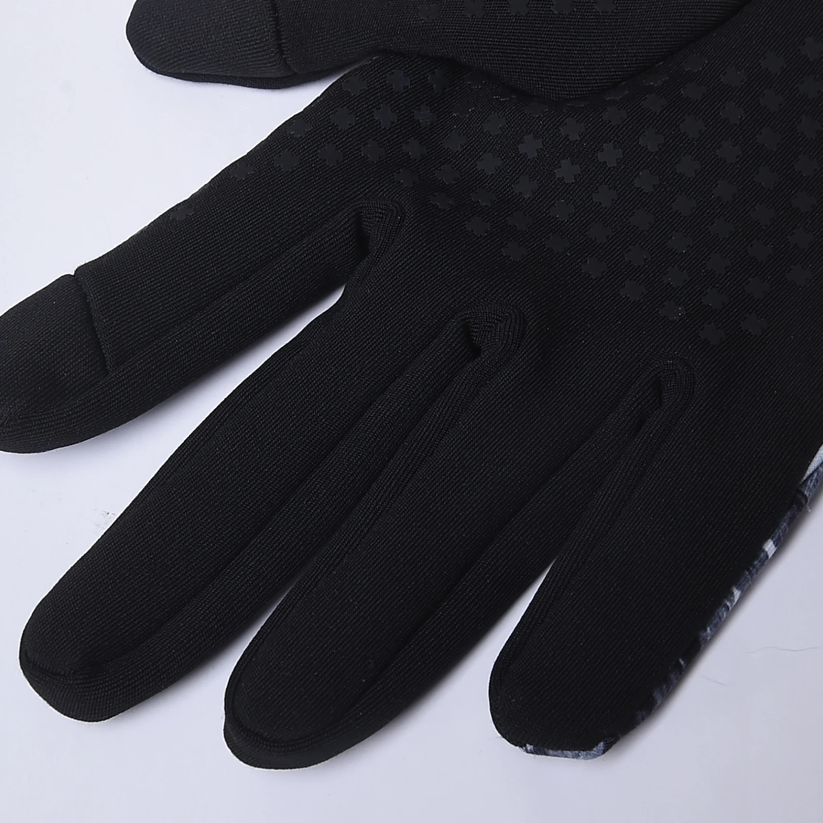 AONIJIE M57 Outdoor Windproof Warm Gloves Full Finger Anti Slip Sports Gloves Two Finger Touchscreen For Running Cycling