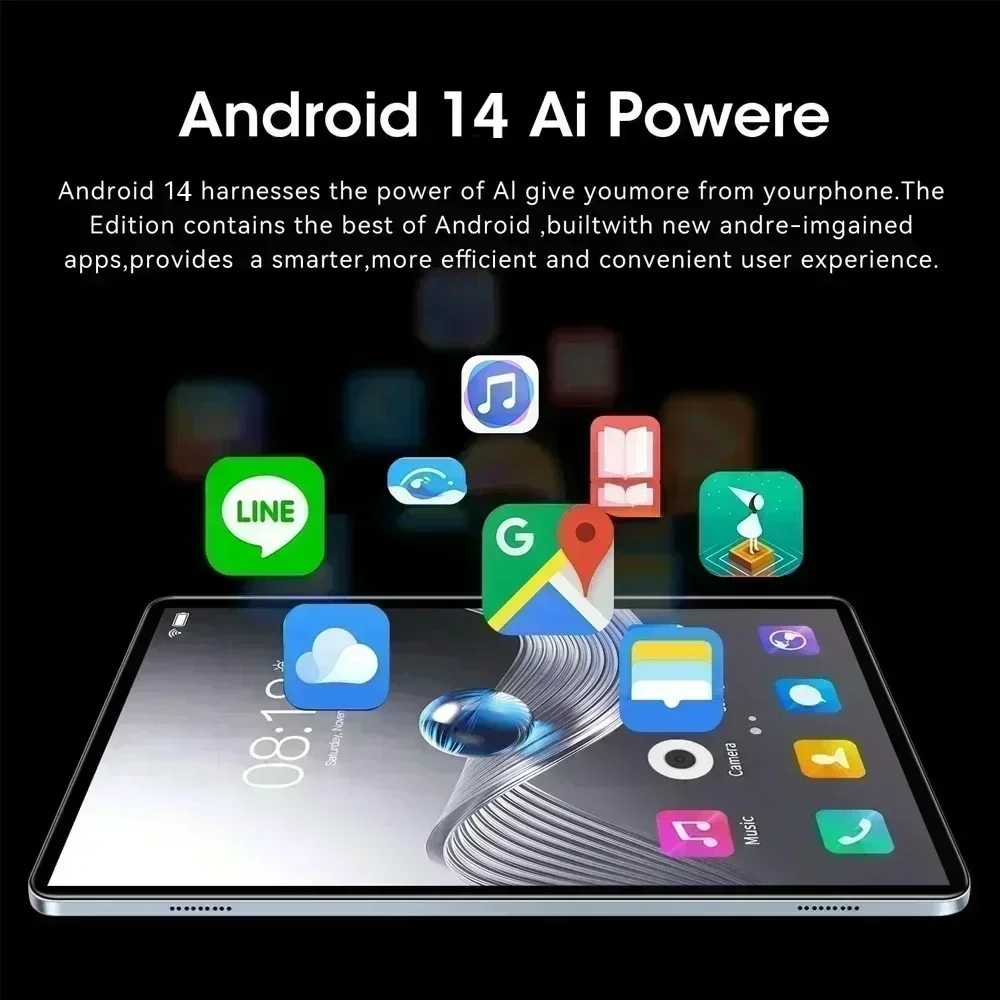 2025 nueva tableta MI Original de 11 pulgadas Snapdrago 8gen2 Pad 7S Pro HD 4K Android 14 22GB + 1TB 12000mAh 5G Dual SIM WiFi GPS Tablet PC