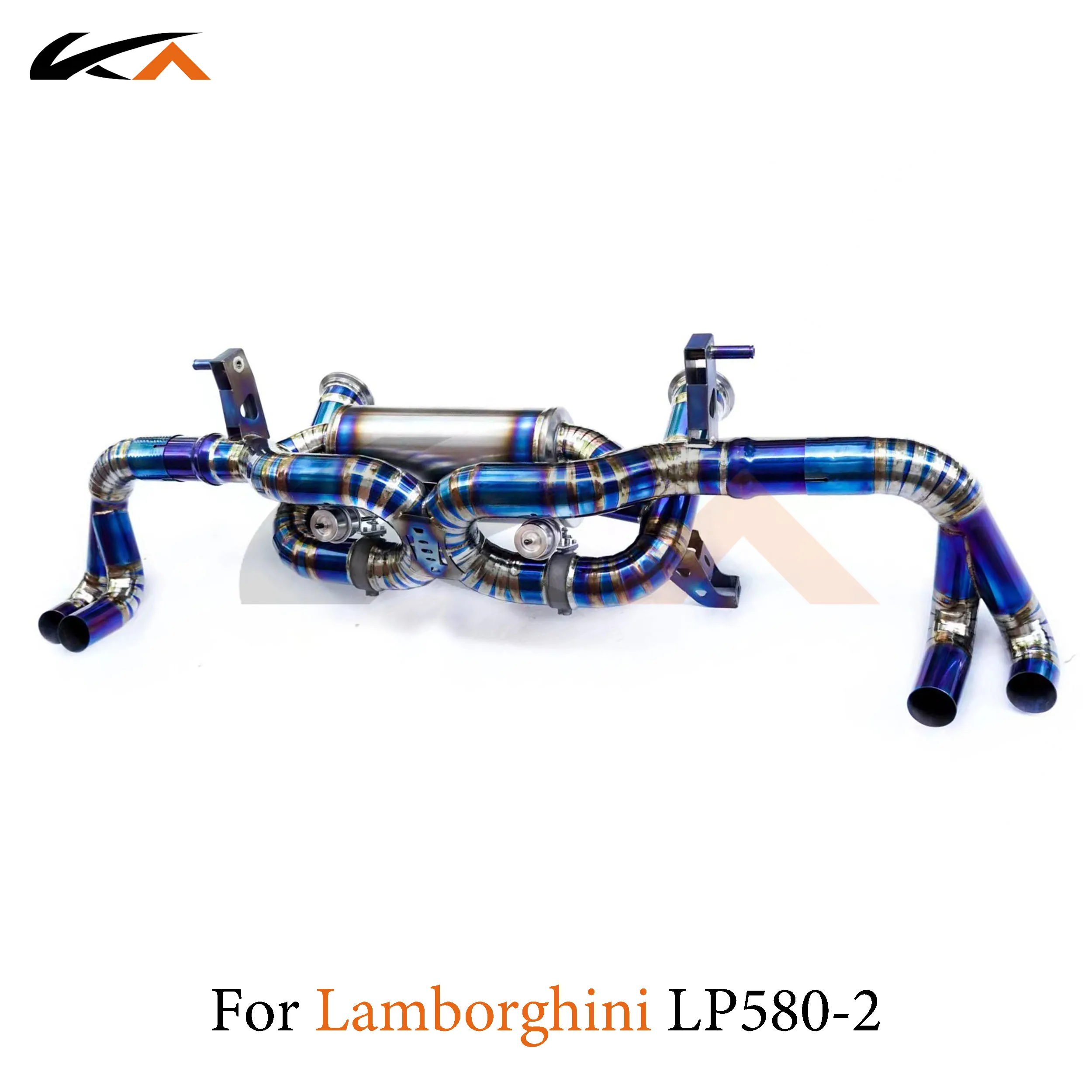 

KA Tuning exhaust system parts titanium alloy catback for Lamborghini LP580 rear section performance muffler valve