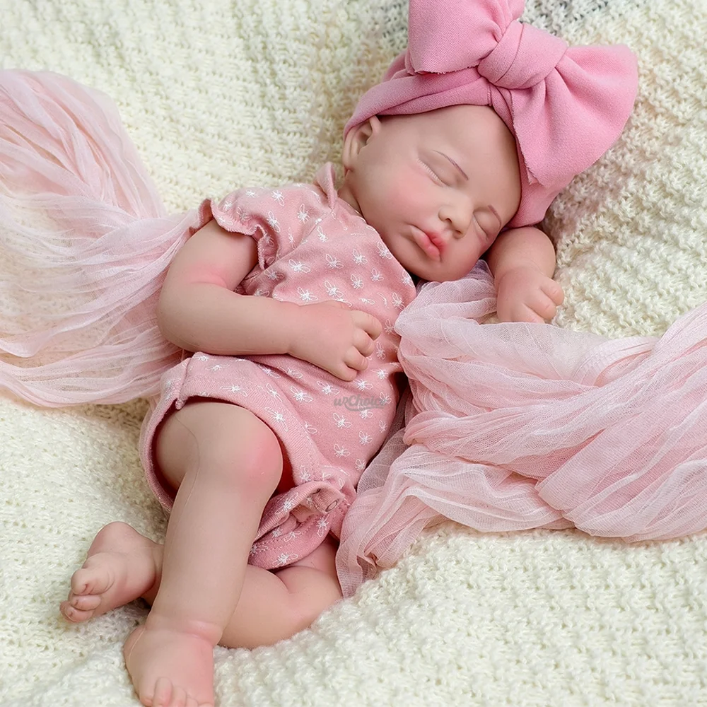 

20 "полная силиконовая кукла Reborn Baby Rebirth, прототип, ручная работа, 3D-окрашенная кожа, кукла для новорожденных, Genesis, окрашенная, коллекционные предметы художника