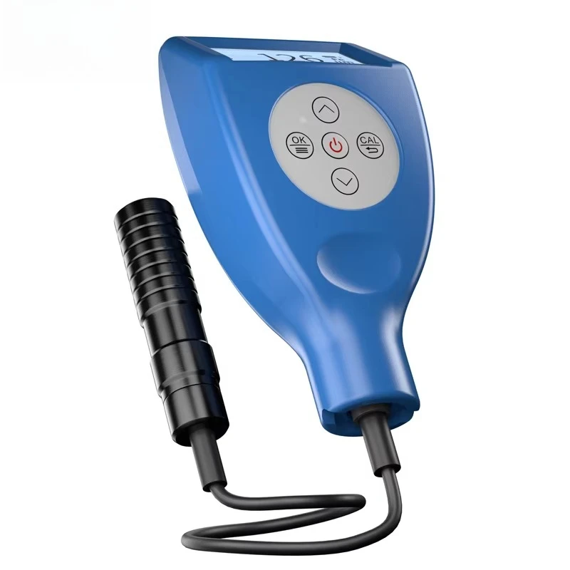 GTS8202.V3 Factory Priced Digital Plastic Magnetic Powder Paint Coating Thickness Gauge Back Light Thin Film Testing