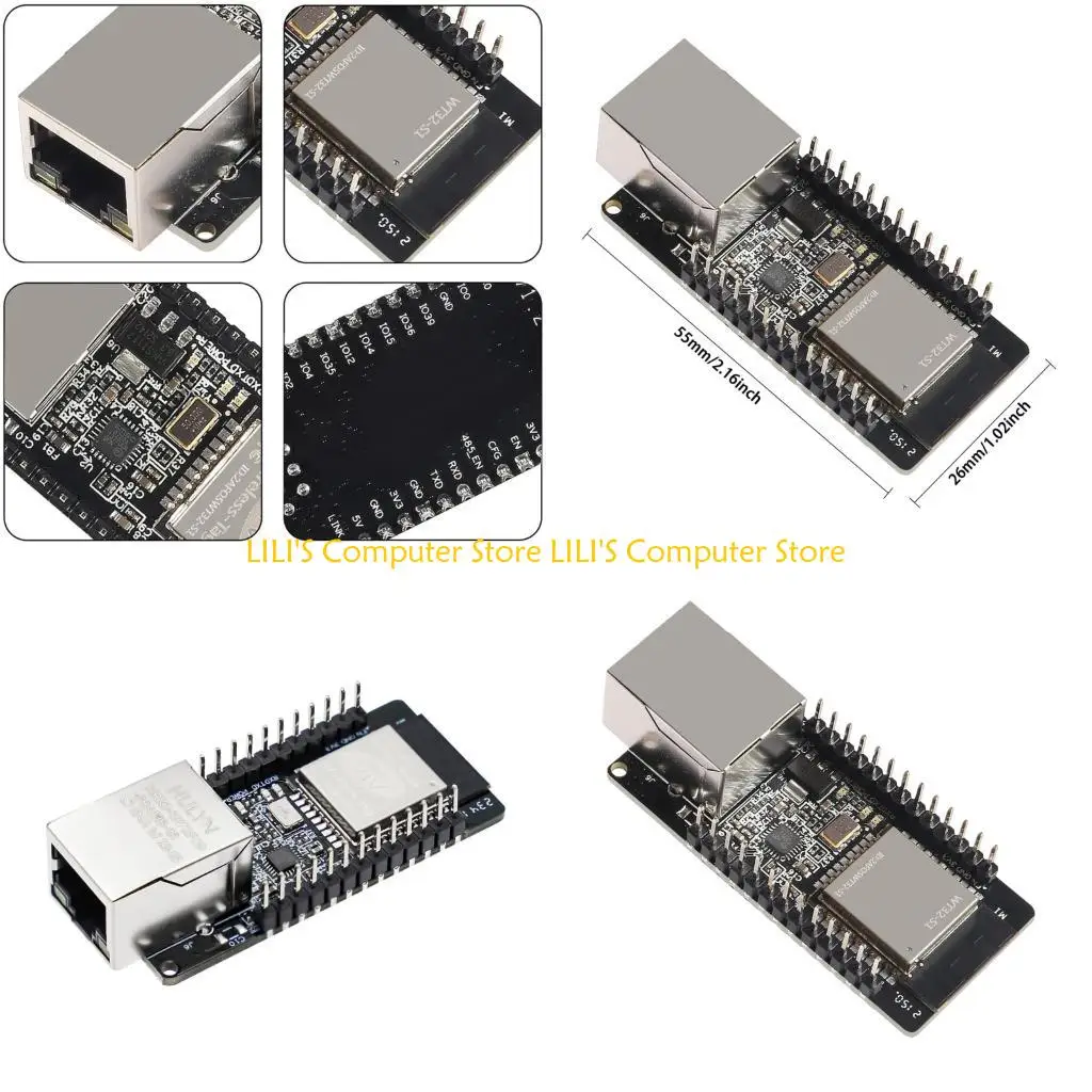 

A52B WT32 ETH01 Low Power Wireless Networking Board With WiFi And Ethernet Support