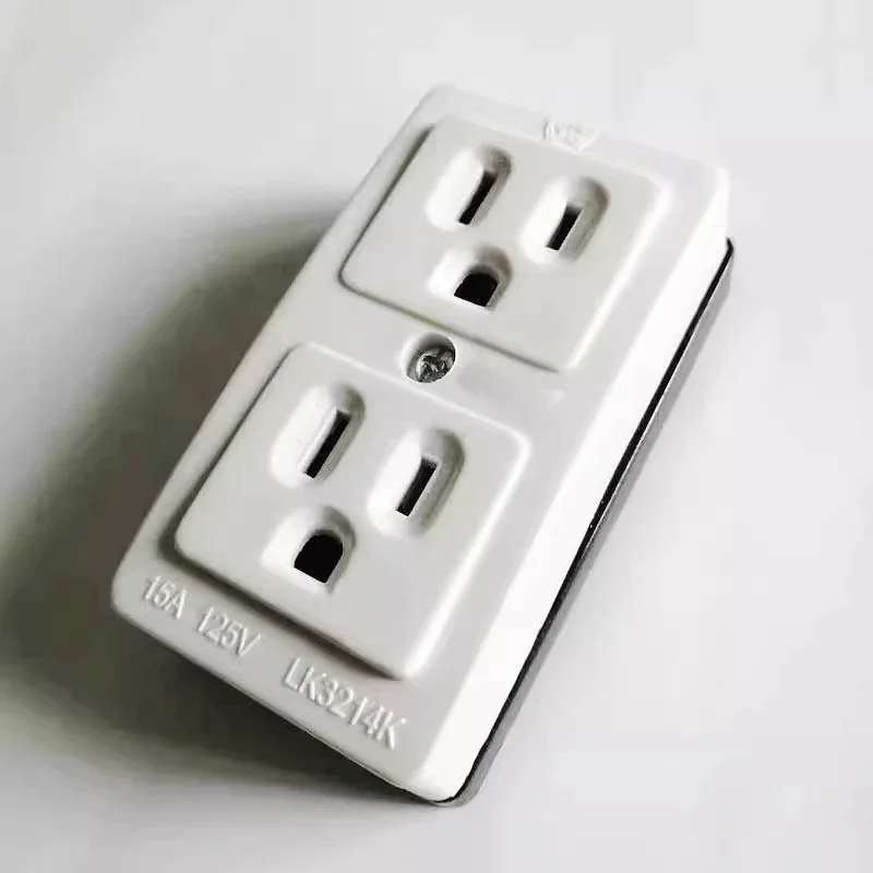

American dual socket LK3214K can replace WK3004W power socket