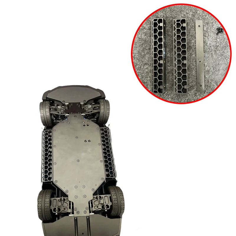 

1Set For MJX 10306 RC Car Body Shell TPU Side Support Kit Side-Bumper Anti-Collision Protection DIY Modification Accessories