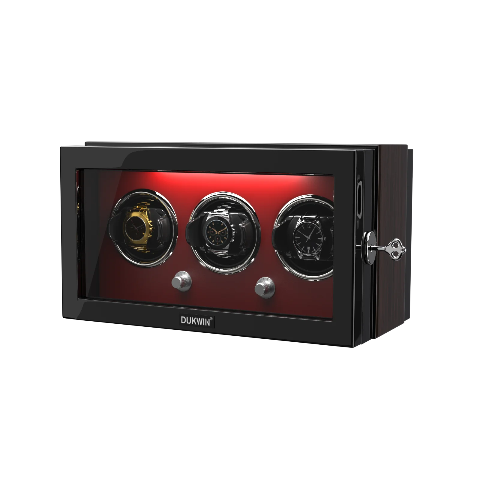 3 ملفاف ساعة للساعات الأوتوماتيكية مع مصدر طاقة مزدوج ومحرك Mabuchi هادئ