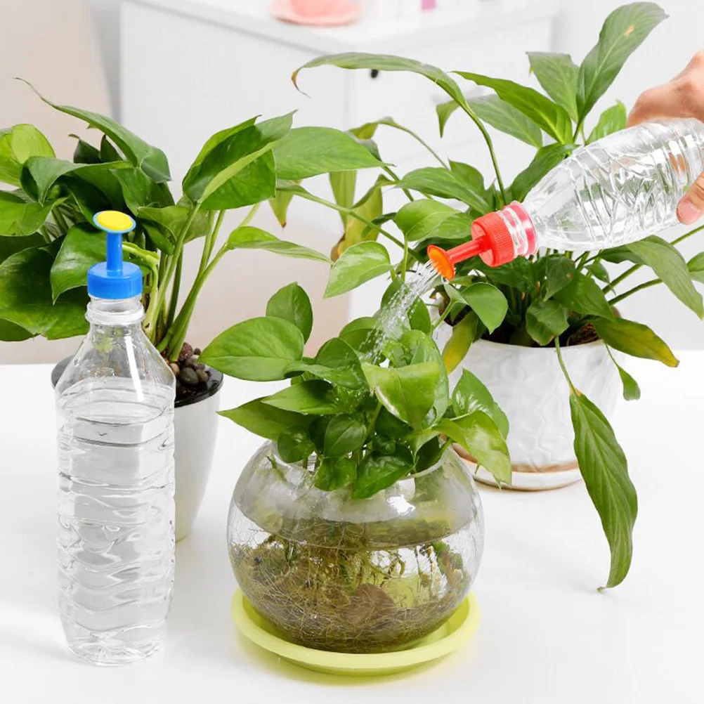 

10Pcs Plant Watering Nozzles Mini Sprinkler Caps for Bottles Portable Refillable Watering Flower Sprinklers Gardening