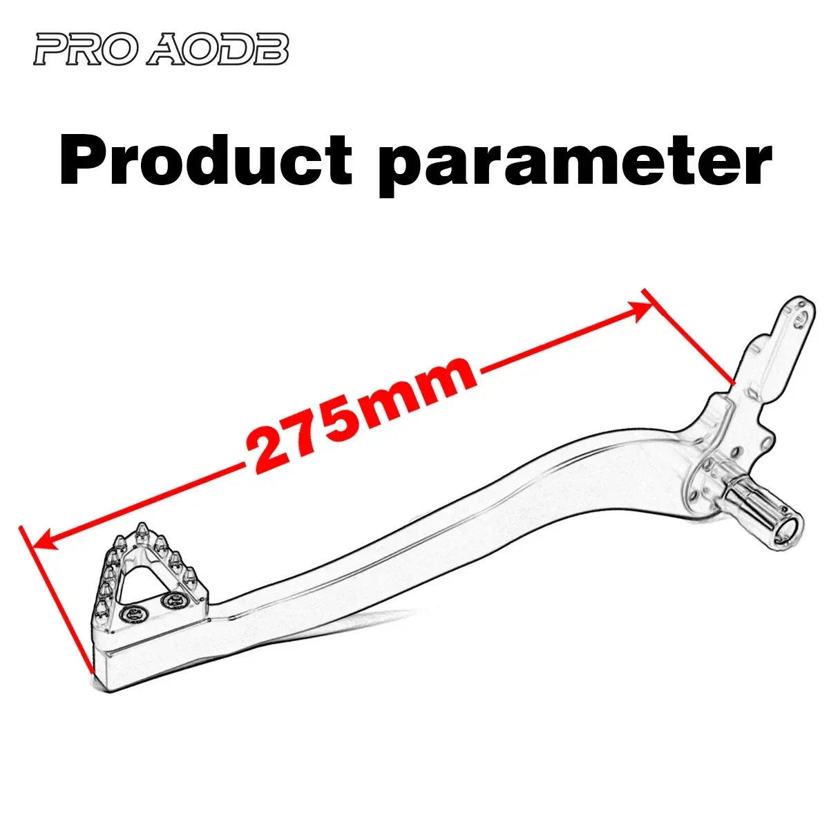 Rear Brake Pedal Lever Enduro Dirt Pit Bike Motorcycle CNC Aluminum For Honda CRF 150F 2003-2018 230F 2003-2020 Model Motocross