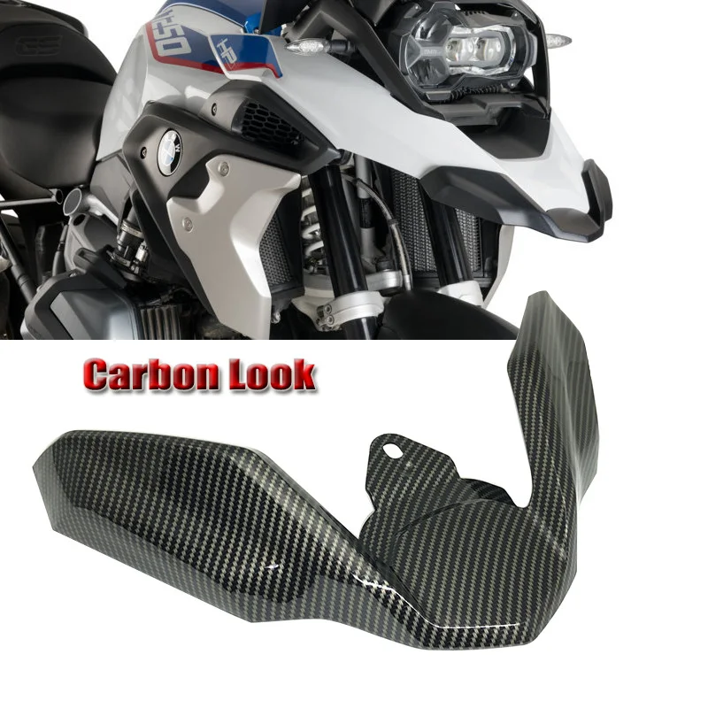 

For BMW R 1200GS R 1200 GS LC R1250GS 2018-2023 2022 Motorcycle Carbon Look Front Beak Fairing Extension Wheel Extender Cover