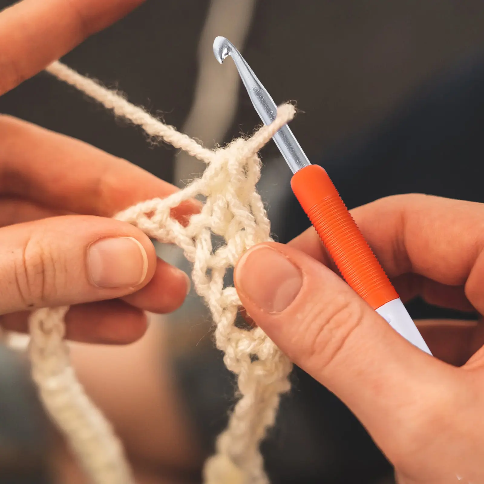 

9Pcs Knitting Needles Kit Colorful Crochet Hook Set Smooth for Crocheting Sweaters Easy Grip Crochet DIY Needles