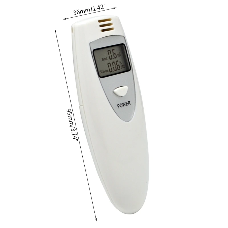 Analizzatore alito con display digitale per rilevatore alcol a risposta rapida per respiratore Dropshipping