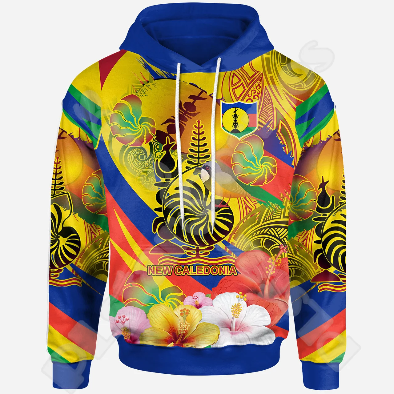 

Custom Name New Caledonia French Polynesian Islands Flag Tattoo Retro Culture 3DPrint Pullover Harajuku Casual Hoodies Jacket 25