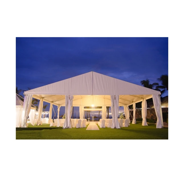 

10x12 10x15 10x20 10x30 10x40 10x50 Trade Show White Pvc 20 X 30 Wedding Hall Marquee Event Party Tent For 50 100 300 500 People