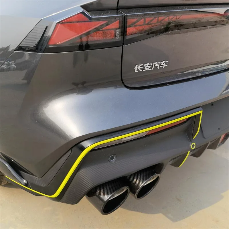 4pcs for For Changan UNI-V Sports Version Tail Throat Appearance UNIV Exhaust Pipe Decorative Accessories