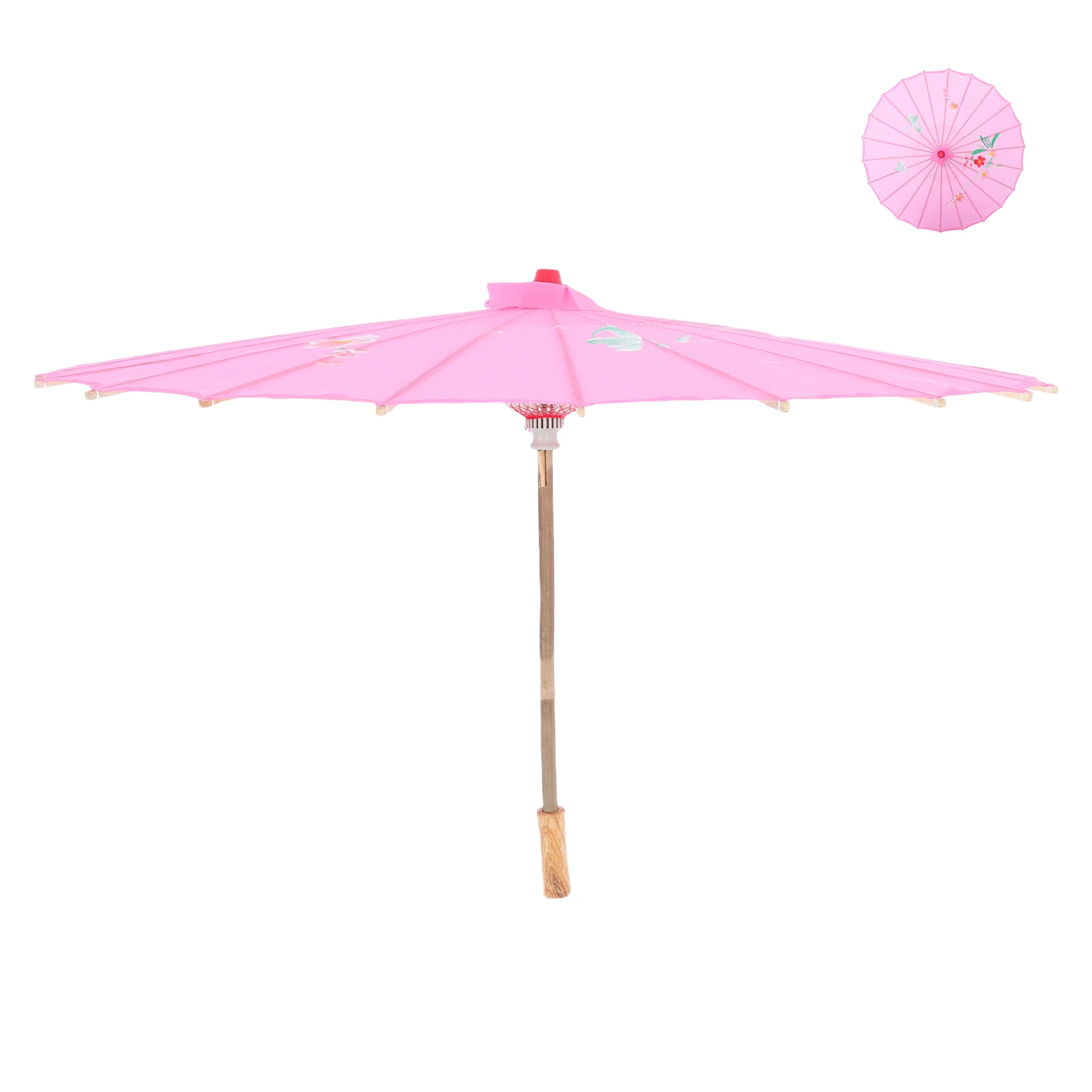 

Vintage Oilpaper Parasol Umbrella Classical Flower Dancing Props Silk Paper Restaurant Decoration Photography