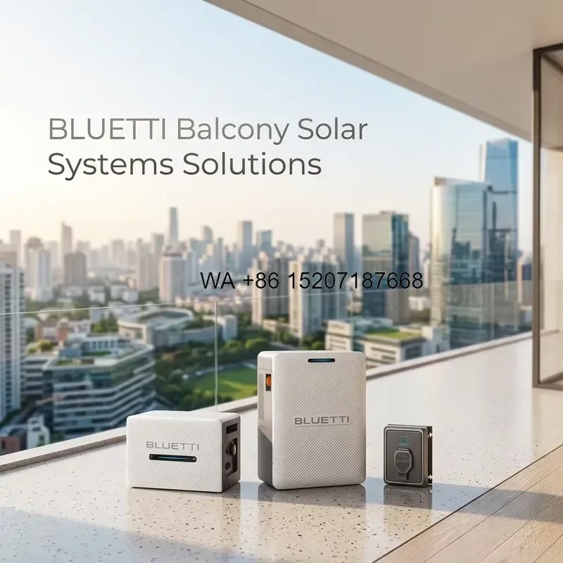 Wmwmnu For 2.56kWh 5kWh Balcony Solar MPPT Battery System Built-in Inverter On Off Grid Dual Mode Plug and Play EU Apartment