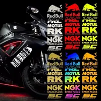 Racing Motorcycle Decorative Stickers Angry Bull Car Sticker Red Decal Waterproof Off Road Laptop Pvc shOei