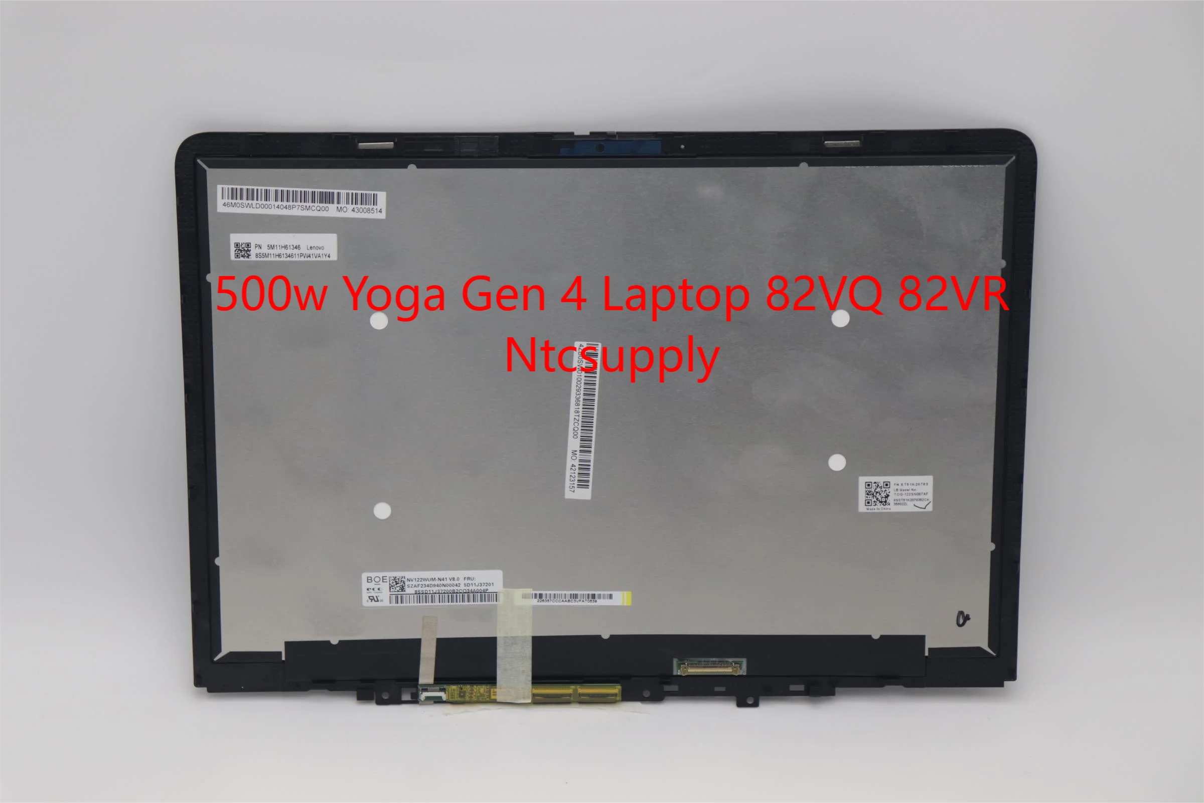 5M11N59374 5M11N59375 5M11H61348 For Lenovo 500w Gen 3 Laptop 82J3 82J4 LCD Touchscreen Assembly