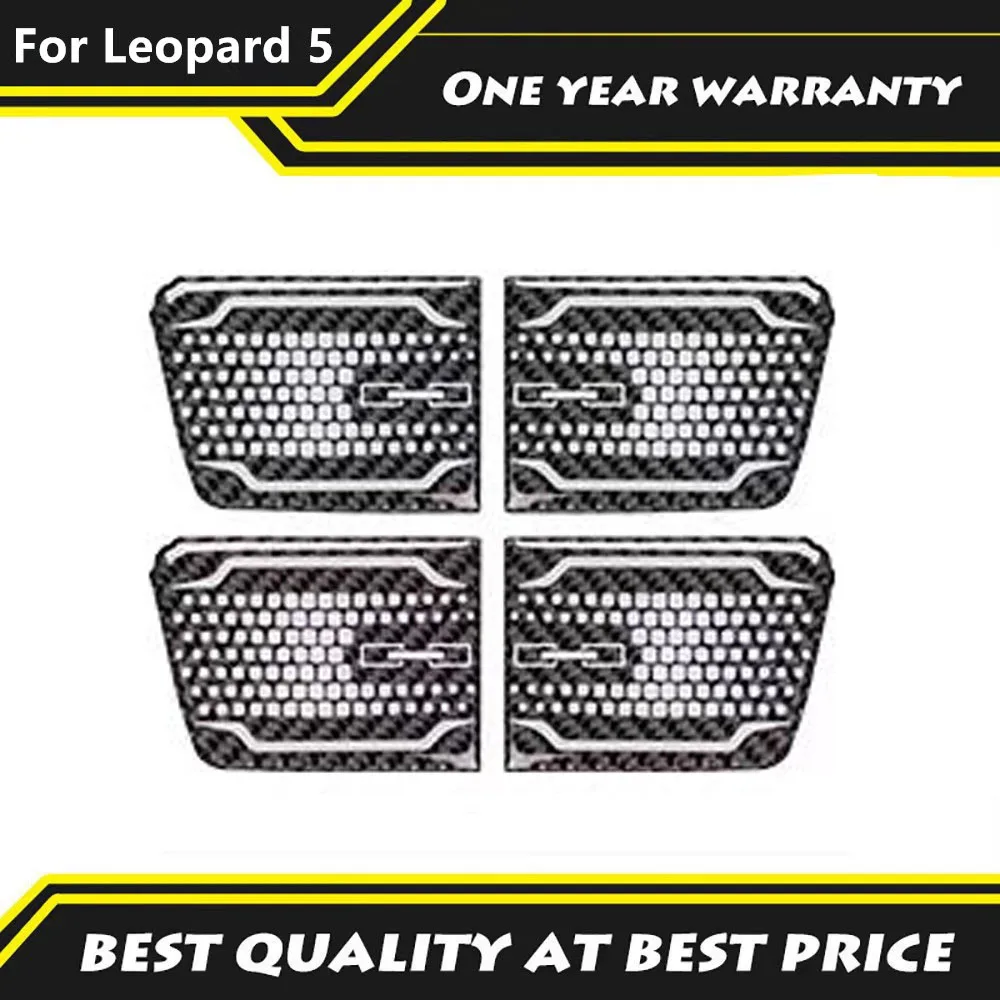 

Fit For BYD Formula Leopard 5 2024 2025 Lnner Door Bowl Protection Patch Door Handle Carbon Fiber Drop Adhesive Sticker