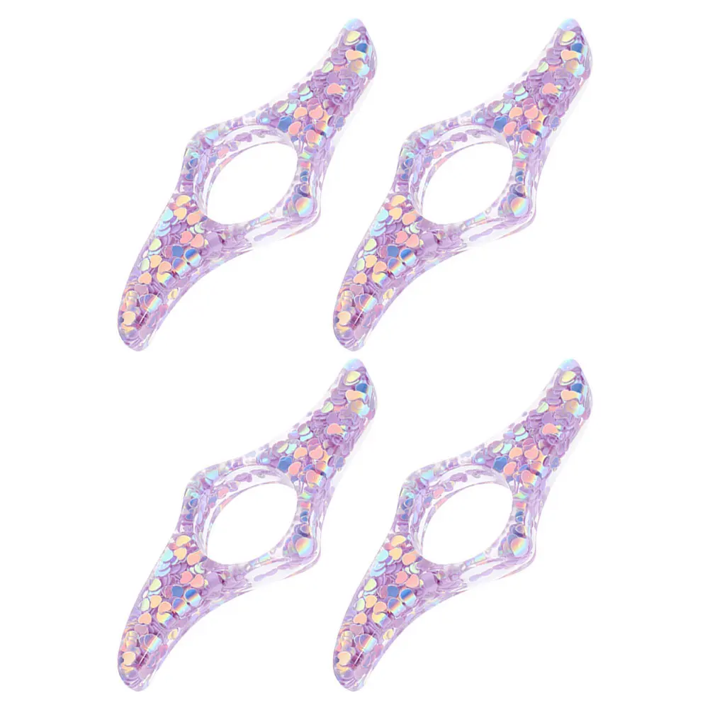 4 szt. Podpórki do książek, uchwyty na palce do czytania, wytrzymałe żywiczne podpórki na palce, wygodne akcesoria do czytania, wielofunkcyjne rozciągacze stron